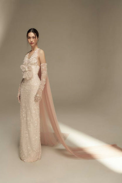 NR Natalie Halter Mermaid Gown